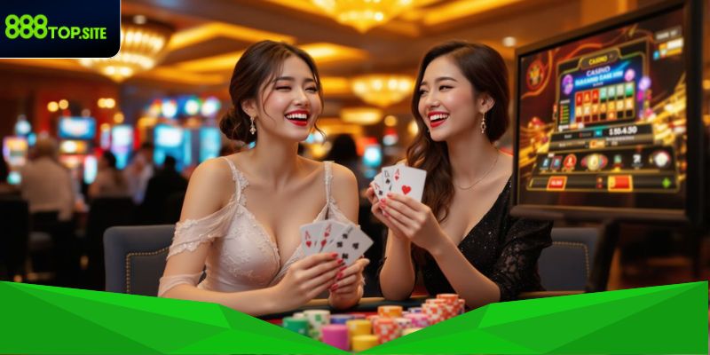 Sảnh Casino 888TOP giúp bạn trải nghiệm chân thật